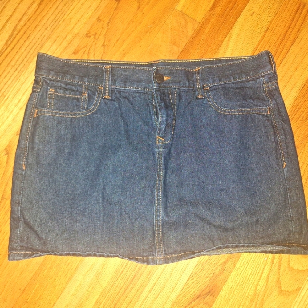 Denim Mini Skirt Old Navy Sz 10 Back To School Classic